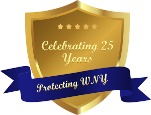 Maximum Security 25 Year logo
